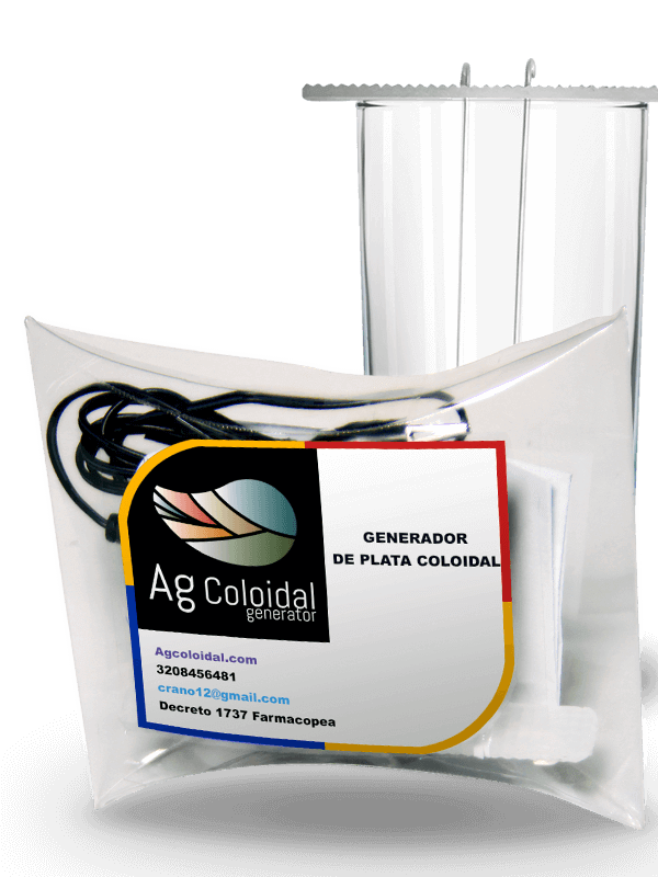 Generador de plata coloidal +tds